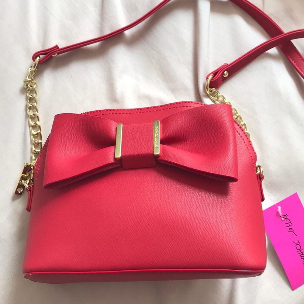 Betsey Johnson Crossbody Bag with bow detail - Picture 6 of 6